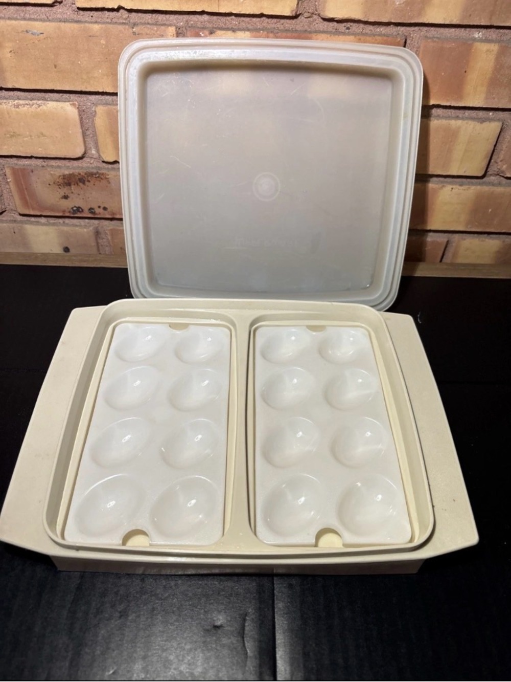 Vintage Original Tupperware Deviled Egg Carrier / Holder